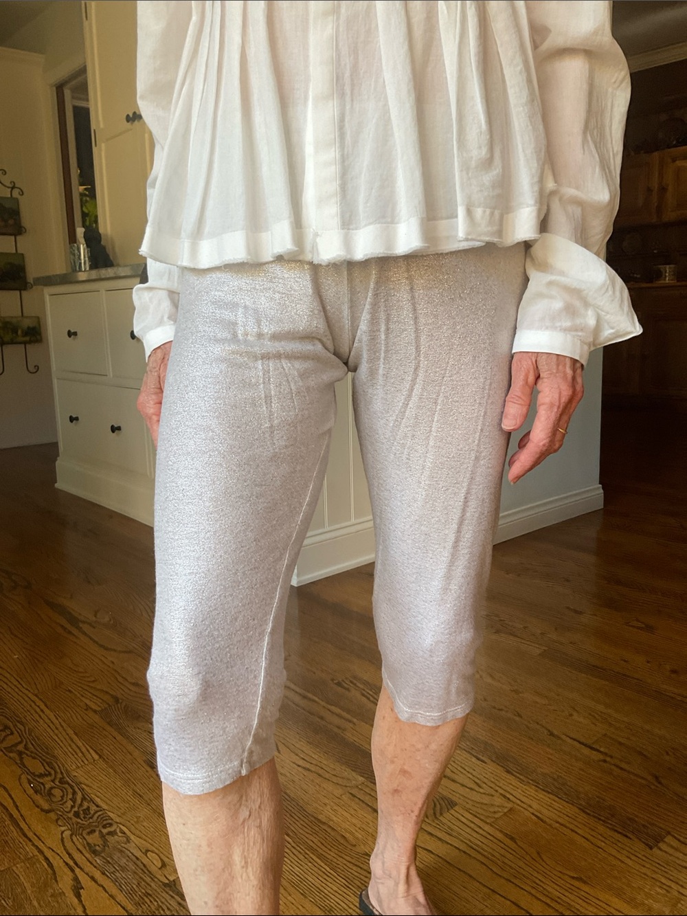 Silver Shimmer Leggings